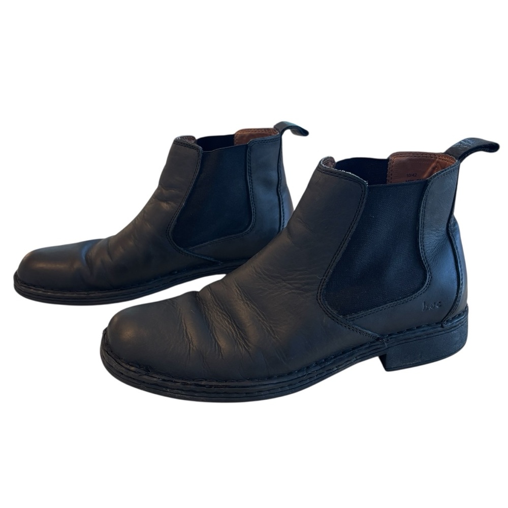 B.O.C. BORN Concept Men’s Leather Chelsea Boot Size 10/42 Black - Picture 2 of 13